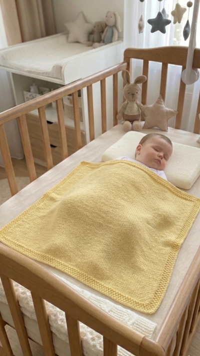Manta Nika Amarillo Claro - GAC Tejidos 