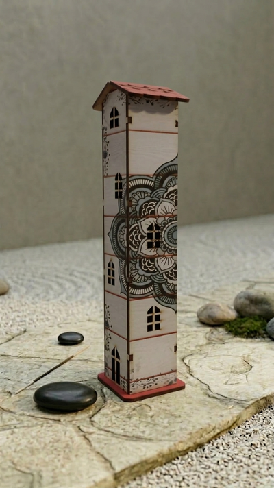Porta Sahumerios Anti Ceniza Casita Mandala