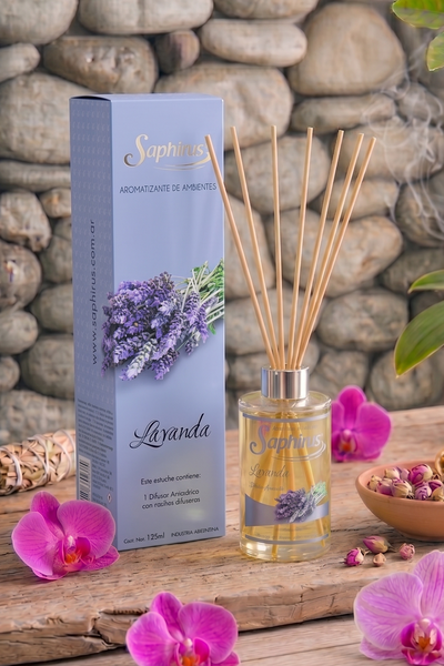 Difusor Lavanda Varillas - Saphirus 