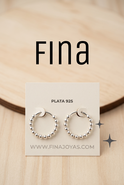 Aros Pasantes Plata 925 - Fina Joyas