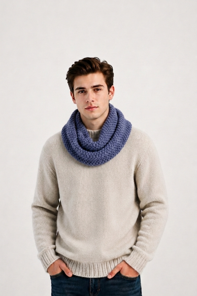 Cuello Dena Azulino Unisex - GAC Tejidos