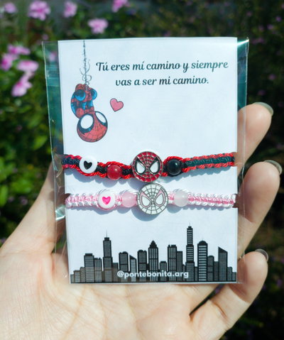 Pulseras Spiderman- Dúo para compartir🕸️❤️