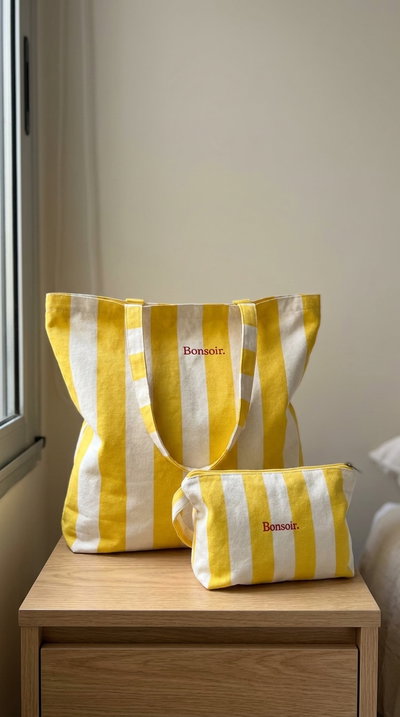 Mix Plage Yellow (Tote & Necesser)