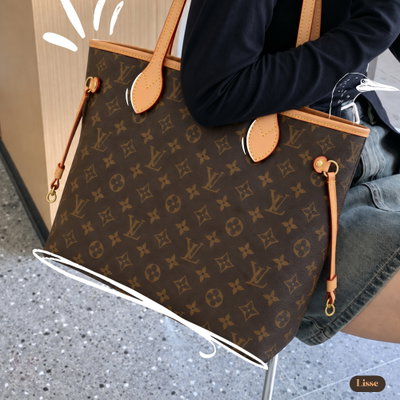 Bolsa Neverfull Lv Choco