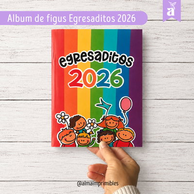 Album de figuritas Egresaditos 2026