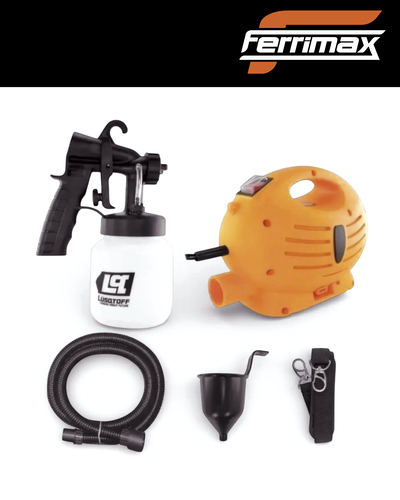 Pistola Para Pintar Lusqtoff HTEP1004 800ml 3 Funciones Para Latex Y Sintético