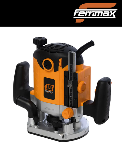 Fresadora Router Lusqtoff FRL1400-9 Tupi Rebajador 1400w 3 Boquillas