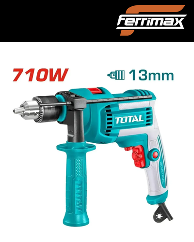 Taladro Percutor Total Industrial 710W 13mm - 220V