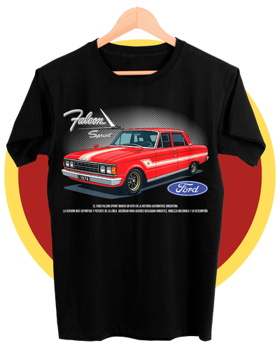REMERA ESTAMPADA FORD FALCON SPRINT