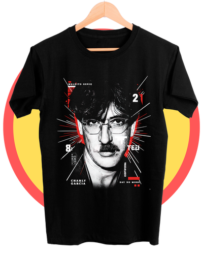 REMERA ESTAMPADA CHARLY 80s