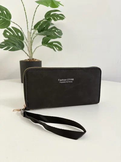 Billetera Nobuck Black