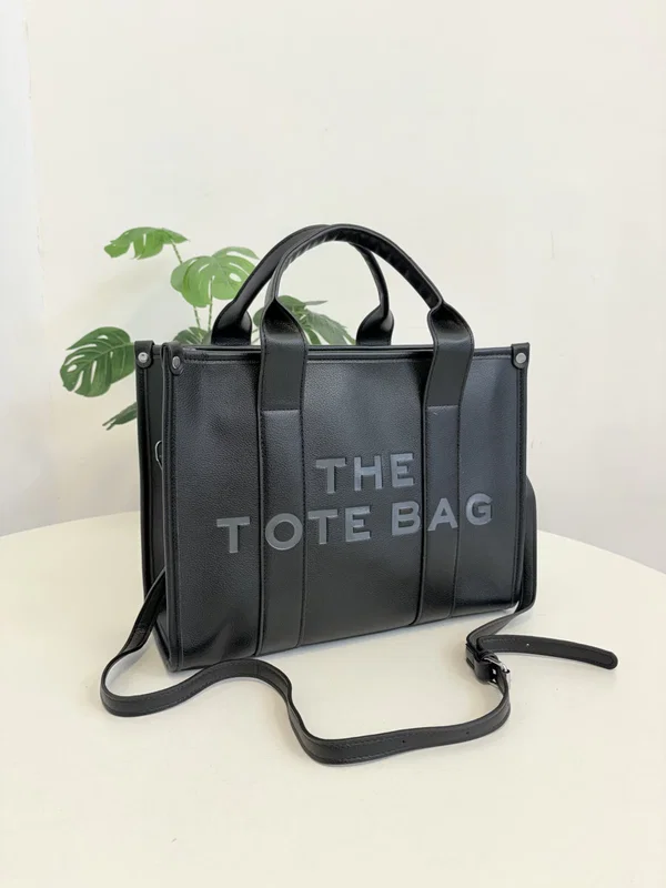 The Tote bag PU Total BLACK