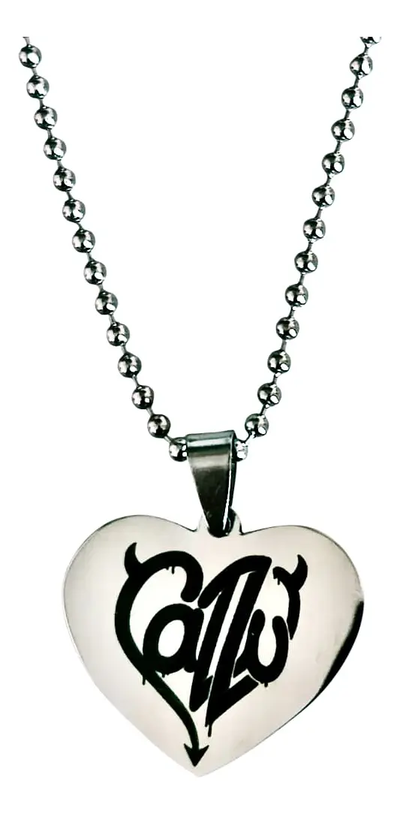 Collar Dije Cazzu Grabado Laser Acero Quirúrgico