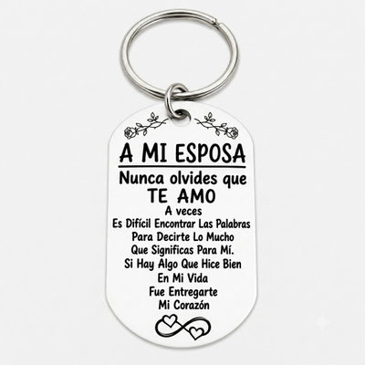 Llavero A Mi Esposa - Esposo Parejas Aniversarios Regalos
