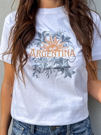 Remera Argentina Chocolate