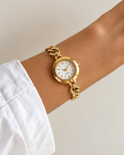 Reloj Amelie Dorado