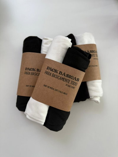 Pack básicas Baby tee