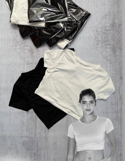 Pack básicas Baby tee