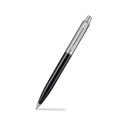 Sheaffer Sentinel Negro Brillante Capuchón Cromado