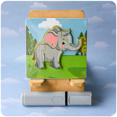 Encastrable (4 pzs) - Mini Rompecabezas – Elefante