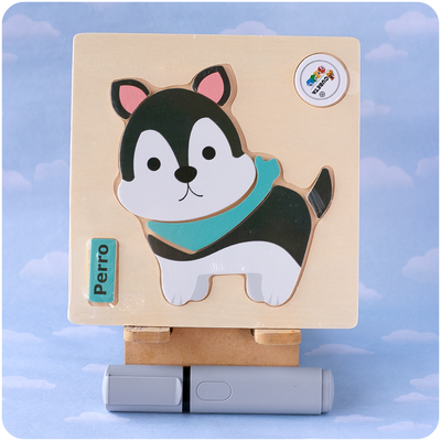 Encastrable - Rompecabeza de Madera - Perro