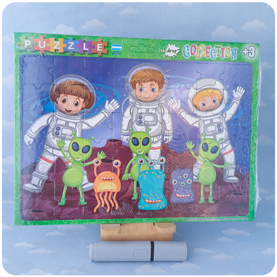 Rompecabeza (48 pzs) de Cartón - Astronautas