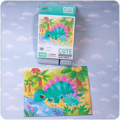 Rompecabeza (20 pzs) - Estegosaurio