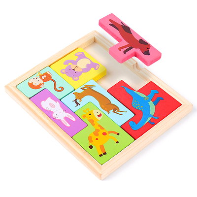 Encastrables Tipo Tetris de Madera