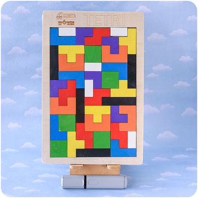 TETRI de Madera - Juego de Ingenio  – 40 Piezas