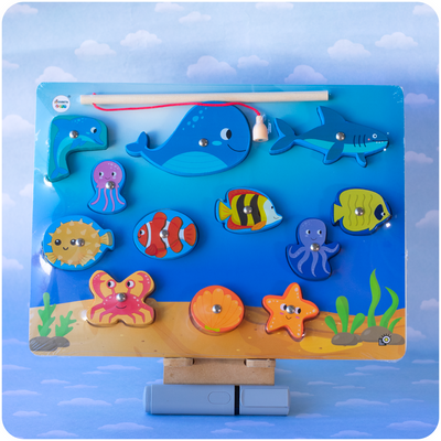 Pesca Magnética de Madera Infantil