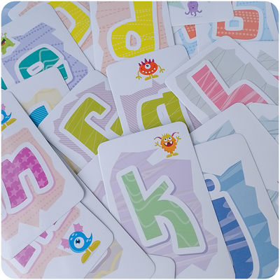 Abecedario Mayúscula y Minúscula - Cartas Educativas – 55 Flashcards
