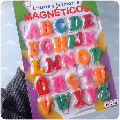 Abecedario Magnético - Letras Plásticas