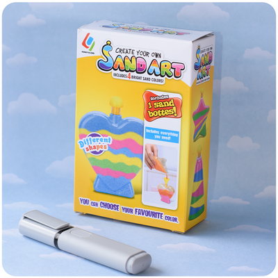 Kit de Arte con Arena Brillante - Corazón