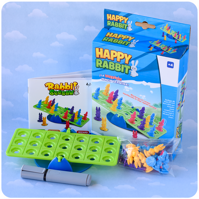  Happy Rabbit – Juego de Equilibrio con 40 Desafíos