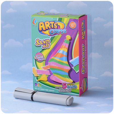 Kit de Arte con Arena Brillante - Botella