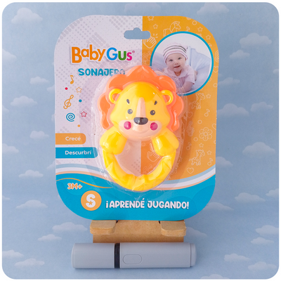 Sonajero Leoncito Baby Gus