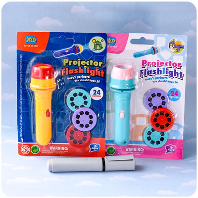 Linterna Proyectora Infantil – 24 Imágenes (Dinos, Safari y Mar)