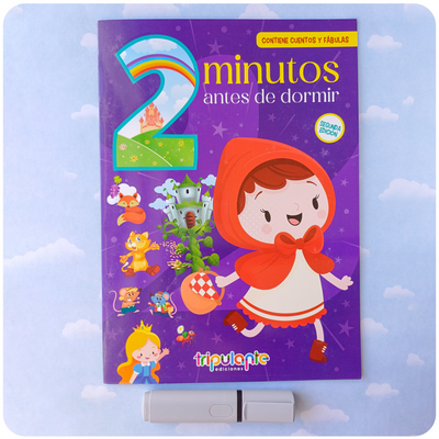 2 Minutos Antes de Dormir - 7 Cuentos Clásicos - Tapa Violeta