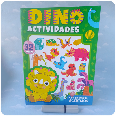 Dino Actividades - Libro de Actividades + Acertijos