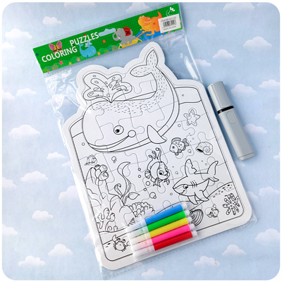 Rompecabezas Pintable – Puzzle para Colorear