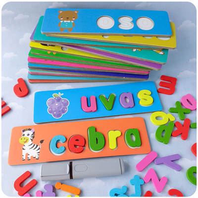 Juego de Ortografía con Letreros Reversibles