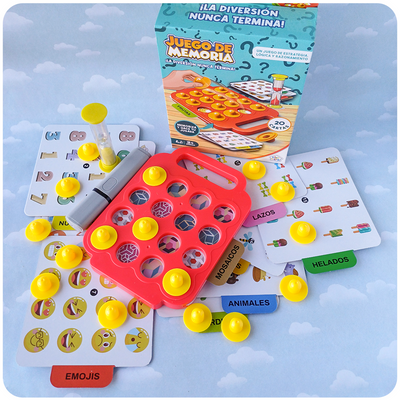 Juego de Memoria con Reloj de Arena
