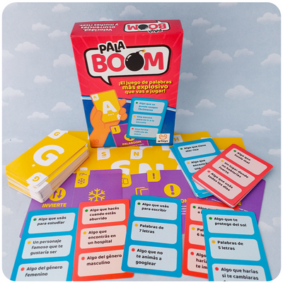 PALABOOM - Juego de Mesa – Cartas, Palabras y Rapidez Mental