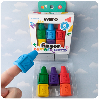 Crayones de Dedo en Cono - x6
