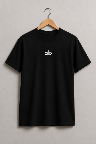 REMERA ALO ALGODÓN PEINADO 24.1 CON TAPA COSTURA - ESTAMPA DTF