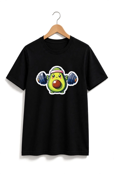 Remera Clásica Unisex Negra Palta - Algodón Peinado 24.1 