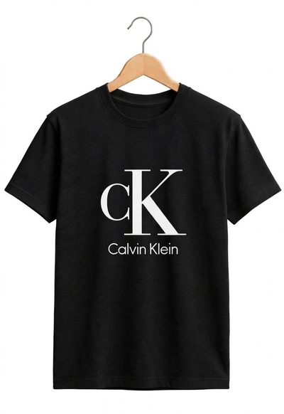 Remera Clásica Unisex Negra Calvin - Algodón Peinado 24.1