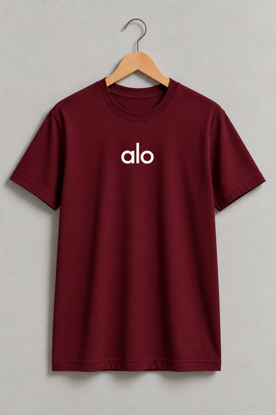 REMERA BORDO ALO ALGODÓN PEINADO 24.1 - ESTAMPA DTF 