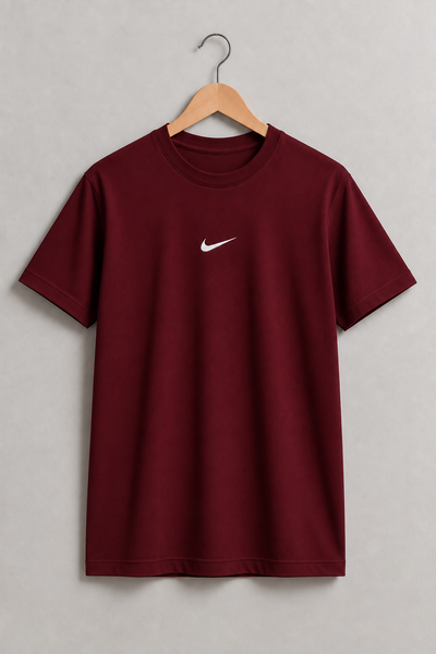 REMERA BORDO PIPA CHICA ALGODÓN PEINADO 24.1 - ESTAMPA DTF 