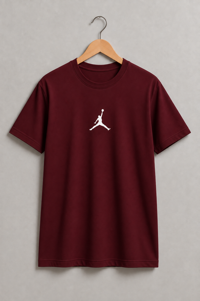 REMERA BORDO JORDAN ALGODÓN PEINADO 24.1 - ESTAMPA DTF 